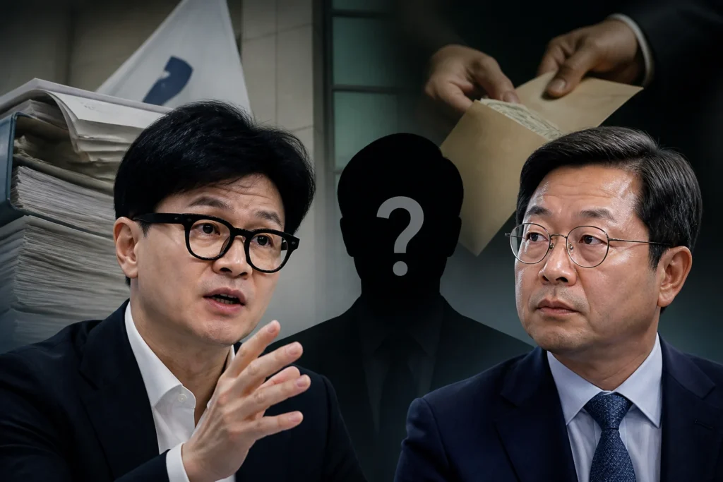 "비자금 페이백 있었느냐" — 한동훈이 김승원 법무부 후보자에게 제기한 의혹과 남은 확인 사항 관련 이미지