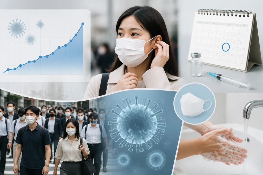 감염 지표 상승에 사람들 다시 마스크 착용 — 지금 확인할 것과 당장 할 행동 관련 이미지