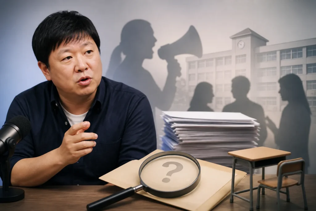정형돈, 일부 학부모의 '악성 민원'에 일침 — 발언은 확인되지만 사례 진위는 미검증 관련 이미지