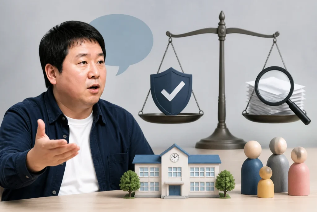 정형돈, 일부 학부모의 '악성 민원'에 일침 — 발언은 확인되지만 사례 진위는 미검증 관련 이미지