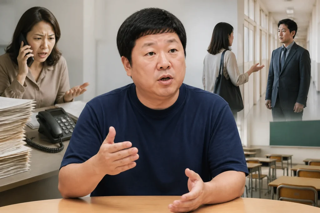 정형돈, 일부 학부모의 '악성 민원'에 일침 — 발언은 확인되지만 사례 진위는 미검증 관련 이미지