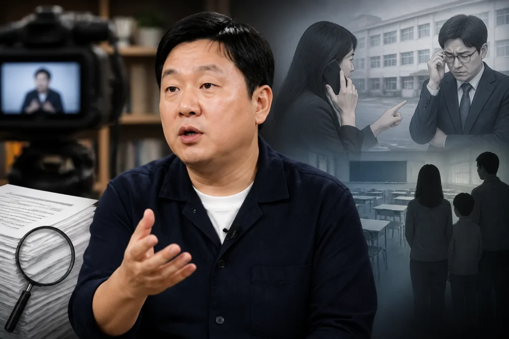 정형돈, 일부 학부모의 '악성 민원'에 일침 — 발언은 확인되지만 사례 진위는 미검증 관련 이미지