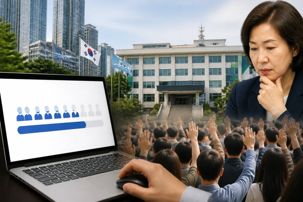 예산은 깎았는데 관사는 47평 계약? 경기도 '추미애 사퇴 촉구' 청원 현황과 쟁점 관련 이미지
