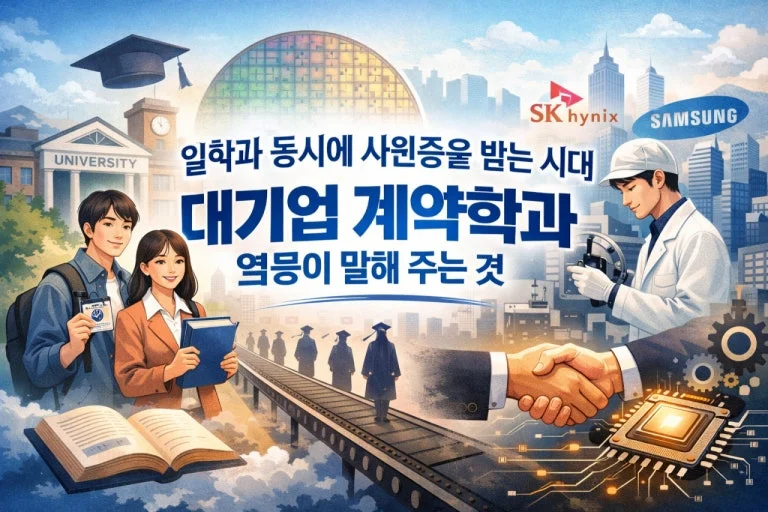 대기업 채용 연계 '계약학과' 수시 지원자 역대 최다 — 무엇이 확인됐고 무엇을 더 봐야 하나 관련 이미지
