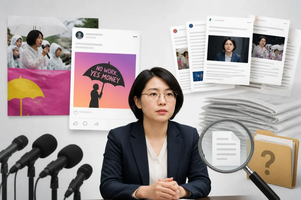 'No work, Yes money' 보도 무엇이 확인됐고 무엇이 남았나 — 용혜인 관련 보도 검토 관련 이미지