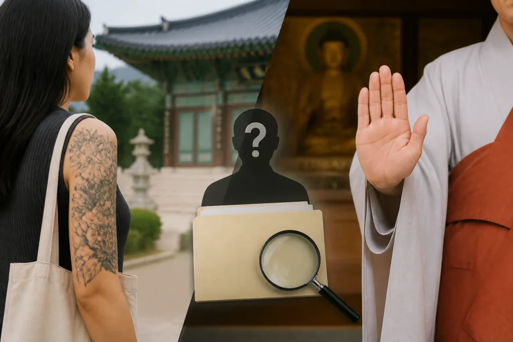 부산 해동용궁사에서 '타투 때문에 법당 출입 거부' 주장…공식 규정은 확인되지 않아 관련 이미지