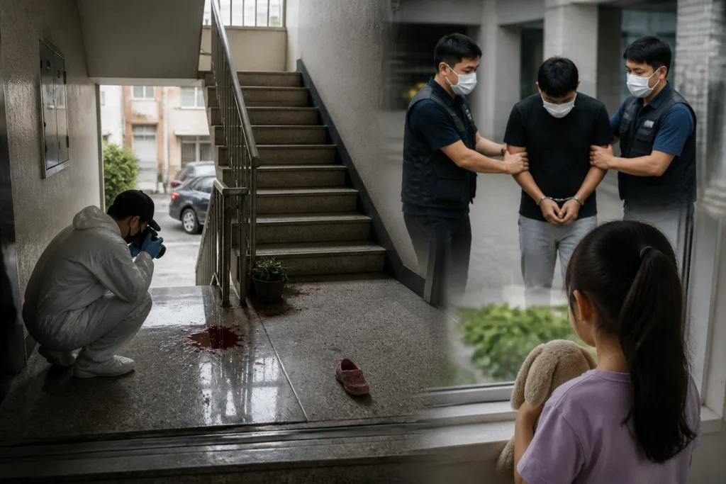 경기 광주 '아내 살해' 사건 — 5살 딸이 본 장면과 현재 수사 상황 관련 이미지