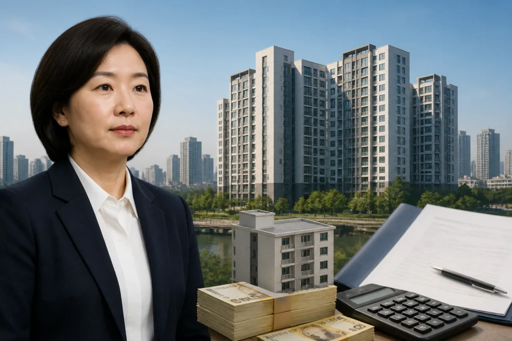 홍지선 후보자 '10억 아파트·5.3억 영끌' 보도 정리 — 지금 확인된 사실과 남은 증빙 관련 AI 이미지