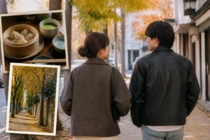 한지민·최정훈 '가을 외출' 보도 해석: 지금 확인된 것과 더 확인해야 할 것 관련 AI 이미지