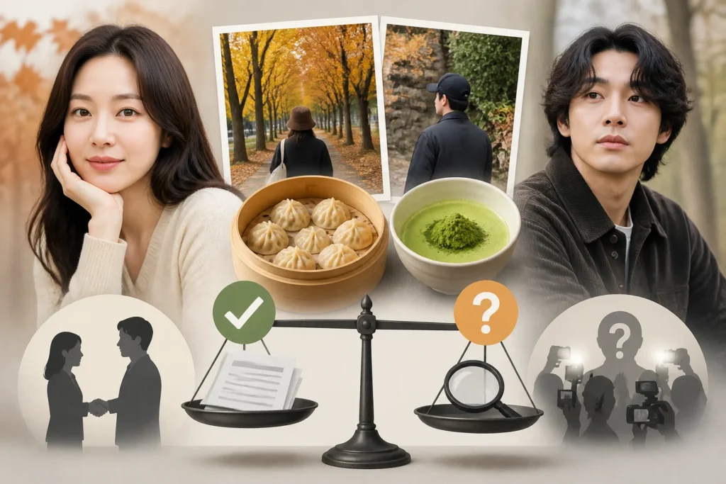 한지민·최정훈 '가을 외출' 보도 해석: 지금 확인된 것과 더 확인해야 할 것 관련 이미지