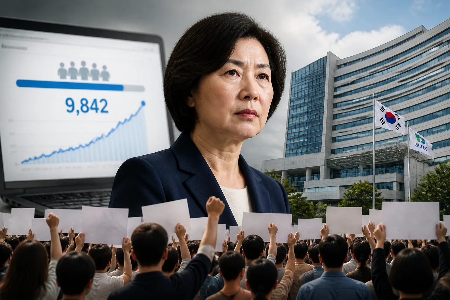 예산은 깎았는데 관사는 47평 계약? 경기도 '추미애 사퇴 촉구' 청원 현황과 쟁점